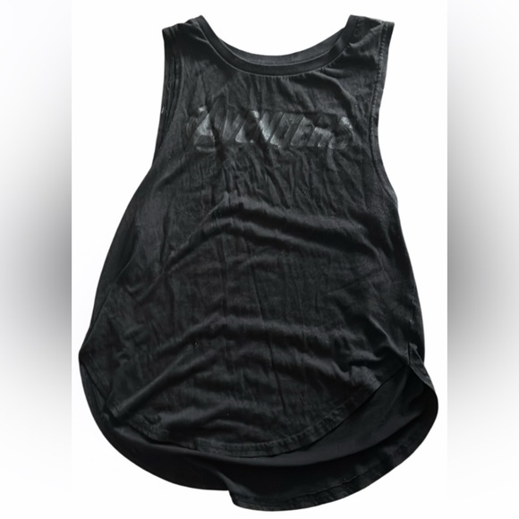 Avengers Marvel Black Muscle Shirt Sz S - Picture 1 of 9